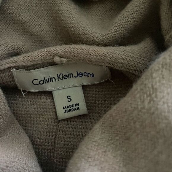 Women’s Calvin Klein Brown Turtleneck Sweater Size Small - Picture 4 of 5